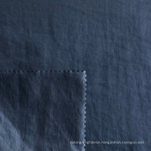 240t Full Dull Crinkle Nylon Taslon Fabric with Leather-Like Membrane Coating for Garment